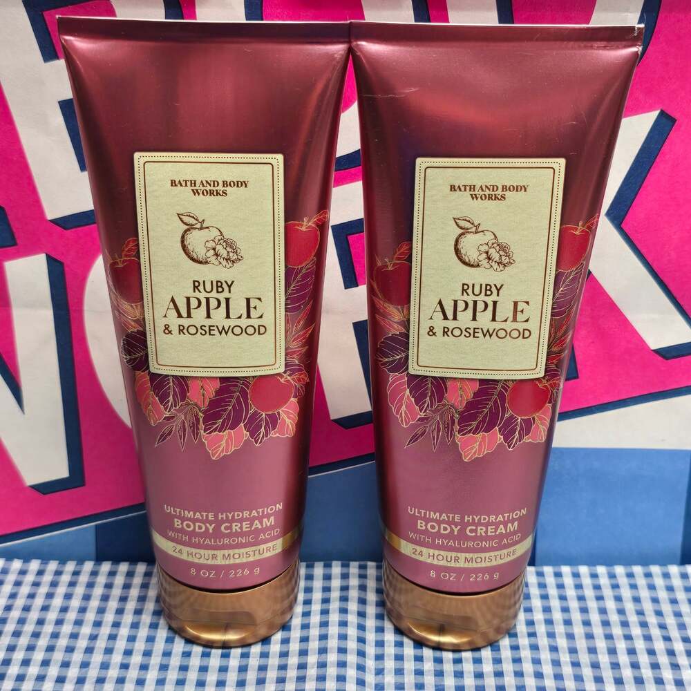 BBW Ruby Apple & Rosewood Ultimate Hydration Body Cream 24 Hour Moisture